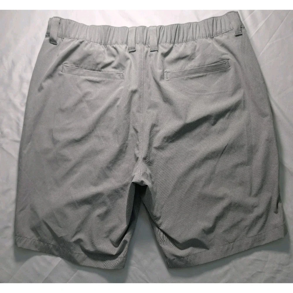 Banana Republic Shorts Men's 36 Gray Stretch Flat Front Casual Golf 9